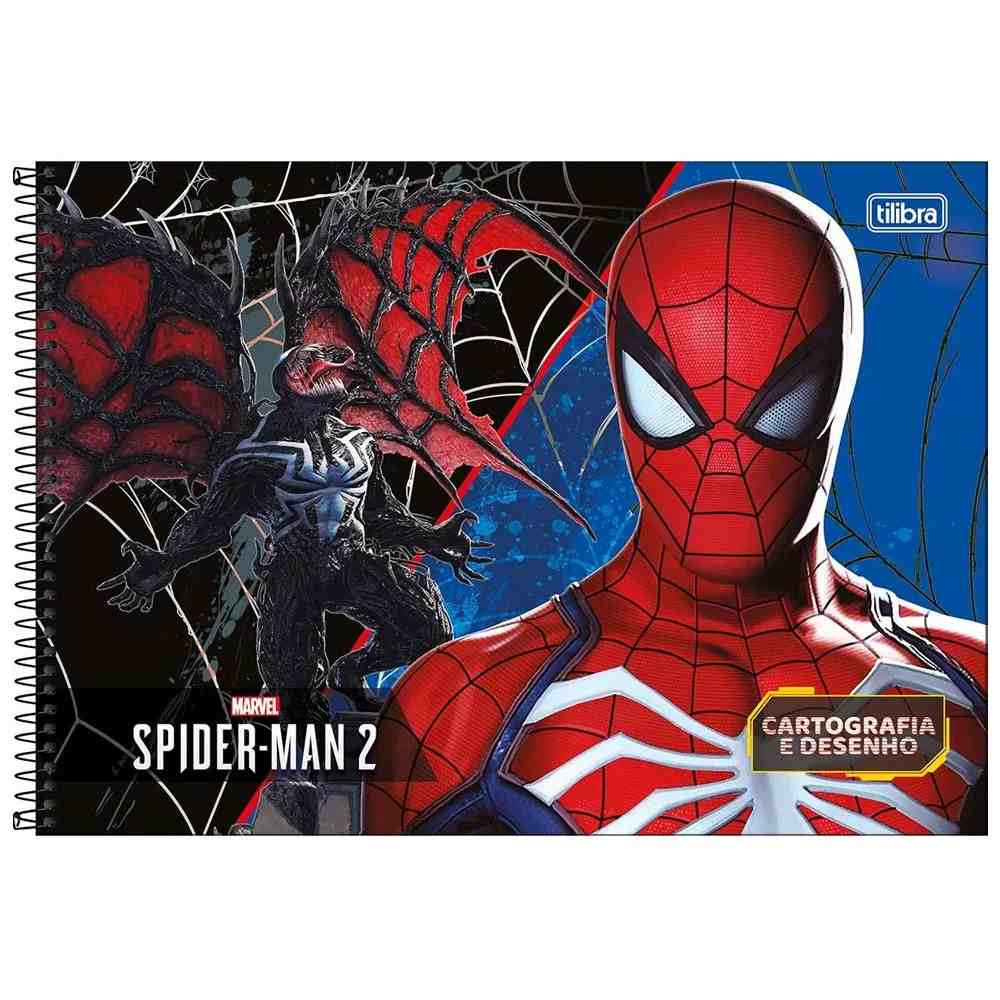 CADERNO DESENHO/CARTOGRAFIA SPIDER MAN 2
